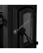 FS-011YK - Sirius Maxi Yan Kapaklı Fırınlı 3 Camlı Döküm Soba