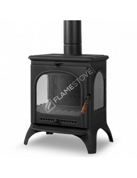 FS-022 Modena Lux Alt Küllüklü 3 Camlı Yüksek Mukavemetli Döküm Soba