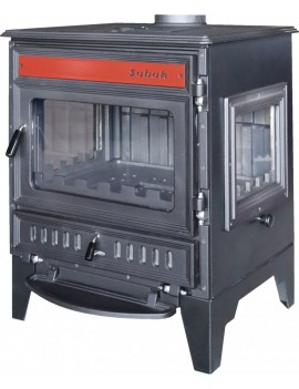 S106-3D Üç Tarafı Camlı Döküm Şömine Soba